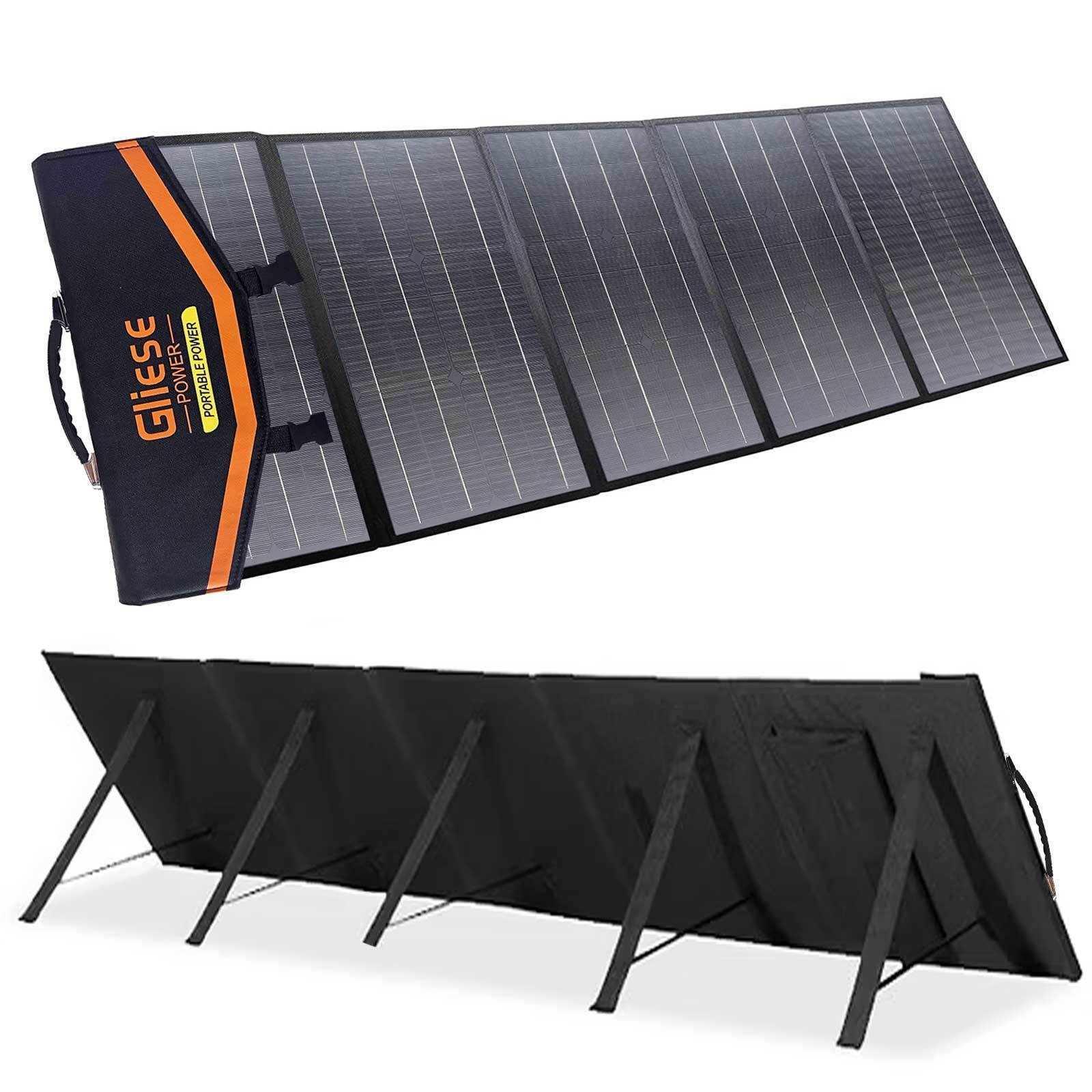 Made In China portable solar panels camping folding solar panels 200w foldable solar panel outdoor