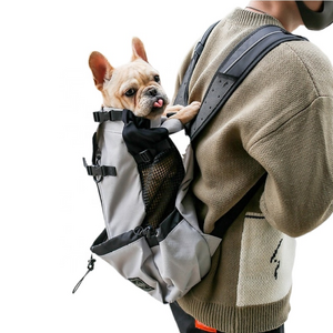 Outdoor Portable Dog Carrying Backpack Adjustable Dog Backpack Carrier for Travel