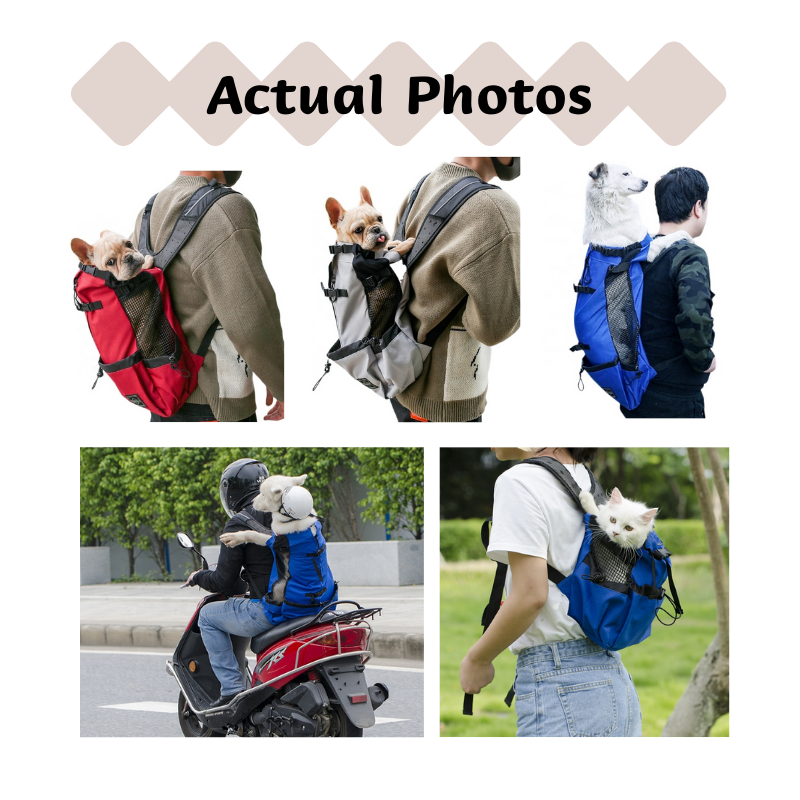 Outdoor Portable Dog Carrying Backpack Adjustable Dog Backpack Carrier for Travel