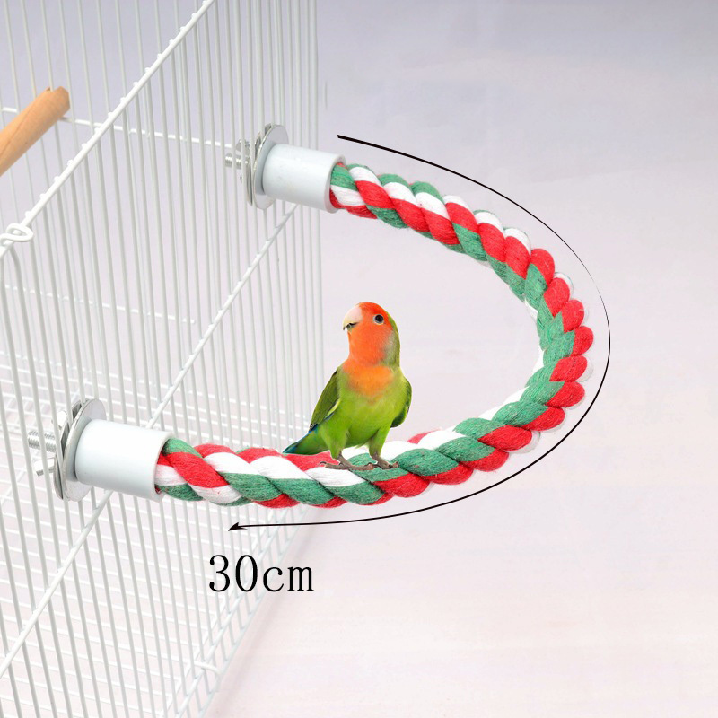 Various Parrots Toys Bird cage Accessories Natural bird chewing toy Pet Climbing Ladder swing toy