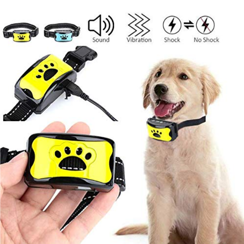 Anti Bark Pet Training Collar Electric Shock Vibration Bark Control Collar for Dog