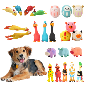 Factory Wholesale Squeaky Dog Toy Non-Toxic Latex Screaming Chicken Dog Toys