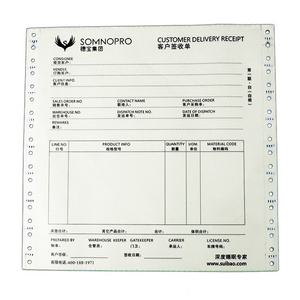 Custom International Receipt Air Waybill Express Shipping And Tracking Scan Barcode waybill continuous NCR paper