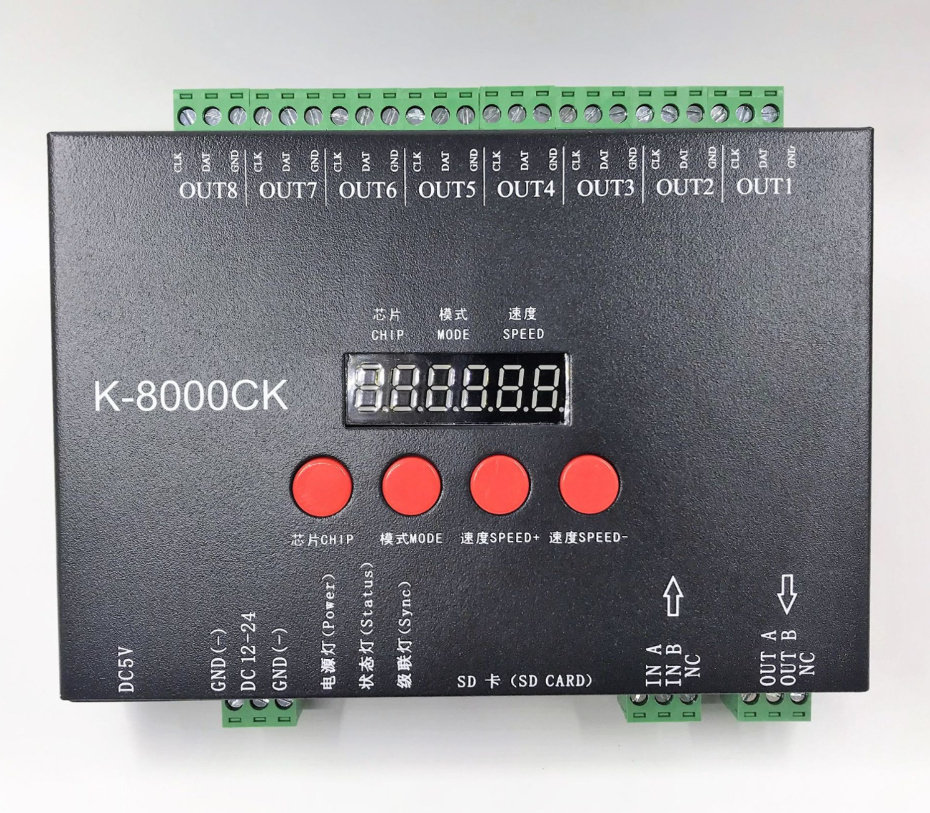 Digital  LED  Controller  WS2811 WS2812B  SK6812   K-1000C    T-1000S   K-8000CK    T-8000A