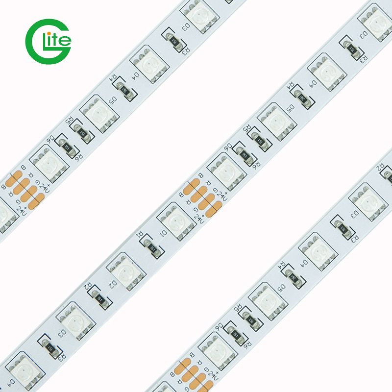 30 60 120 Mcu Dc12v Rgb Strip Blue Apa102 5050 Smd Led