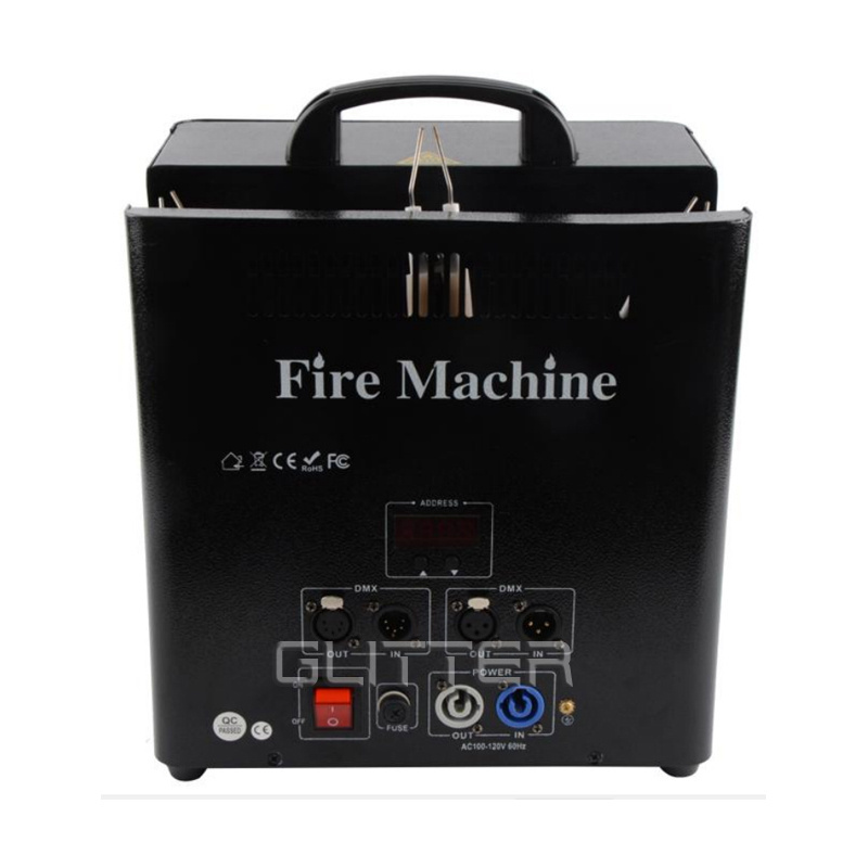 180W Triple Head Fire Machine Dj Fire Flame Machine for Parties Events DMX Flame Projector