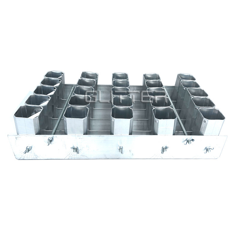 2 Inch 25 shots single shot aluminum tube fireworks display rack