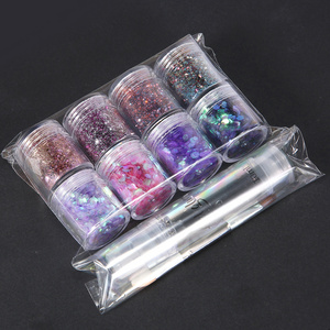 Mixed Color Cosmetic Glitter Hair Body Face Glitter With Fix Gel In Gift Box For Costume Makeup Party