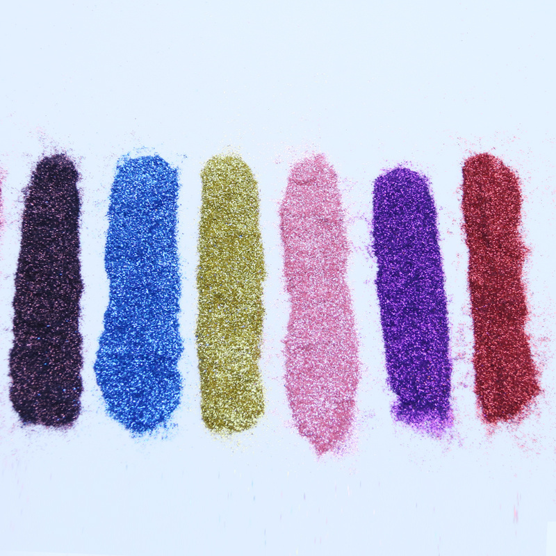 Factory 1/128 Size Cosmetic Grade Fine Glitter  Polyester Bulk Craft Glitter