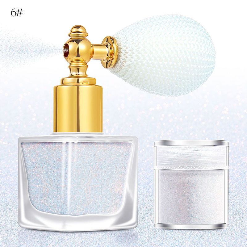 New Holographic Loose Dust Cosmetic Hair Face Body Glitter Spray In Pump Bottle For Festival Craft