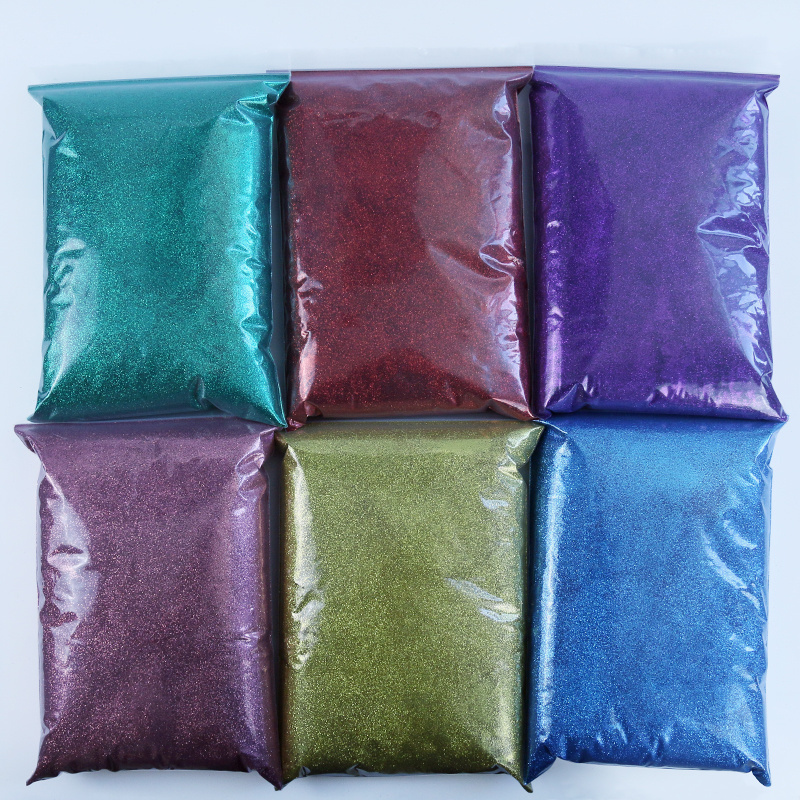 Wholesale Low Moq  Polyest Fine Glitter Bulk 1KG Bag 1/128 Size Glitter For Tumbler