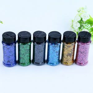 Wholesale 2oz Shaker Jar Glitter Package Holographic Mix Chunky Glitter for Craft