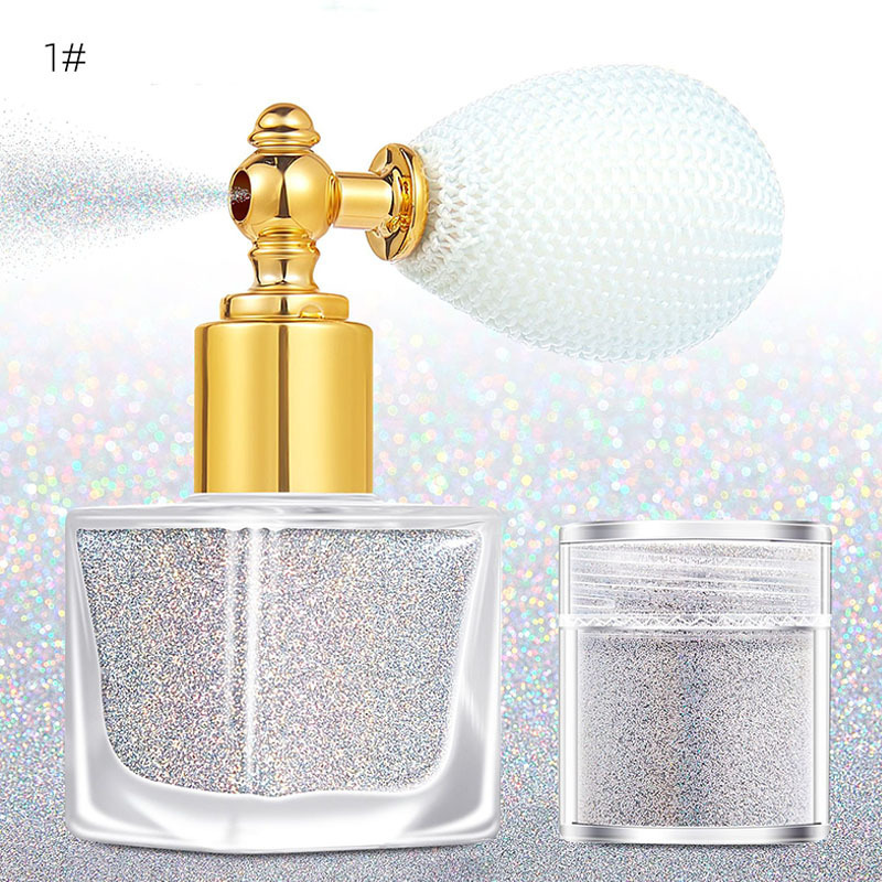 OEM Private Label Vegan Highlighter Shiny Face Hair Body Spray Glitter