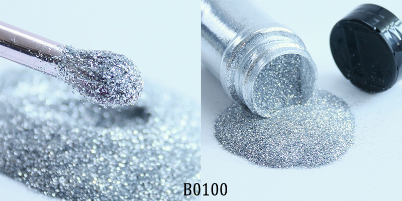 Wholesale Low Moq  Polyest Fine Glitter Bulk 1KG Bag 1/128 Size Glitter For Tumbler