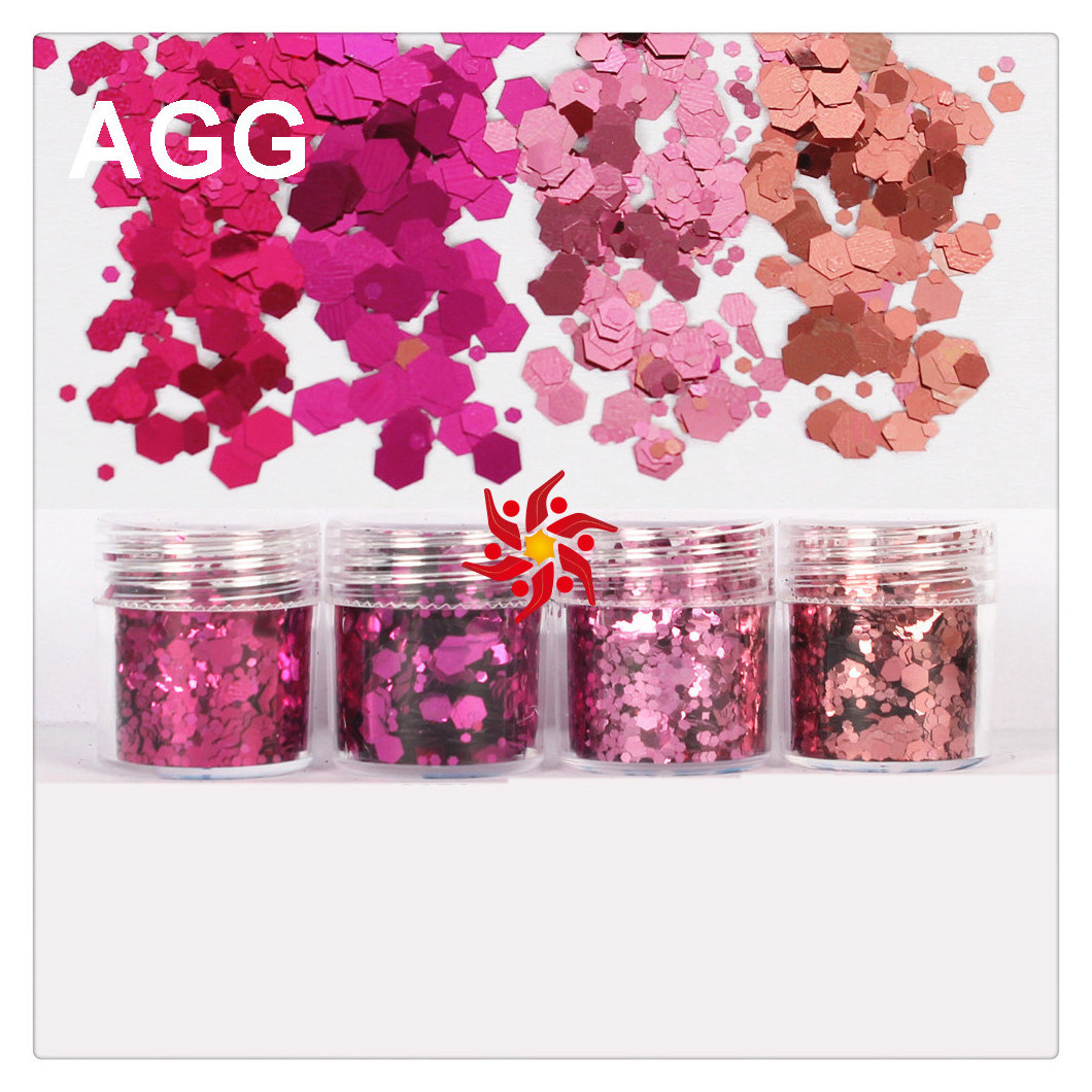 AGG multicolour cosmetics decoration glitter confetti