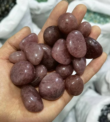 Wholesale High Quality  Natural Bulk Stone Colourful Crystals  Natural Gravel Stones Polished Crystal Crystal Tumbles