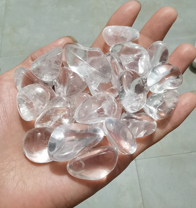 Wholesale High Quality  Natural Bulk Stone Colourful Crystals  Natural Gravel Stones Polished Crystal Crystal Tumbles