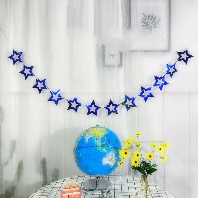 Hanging Paper Star Decorations Confetti Cutouts for Party Cardboard Star  for Classroom Wall Wedding Decors