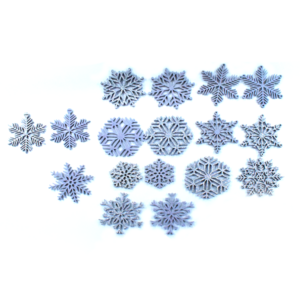 Custom Glitter Hanging Snow Flakes for Christmas Tree Decorations Winter Indoor Outdoor Window Home Snowflakes