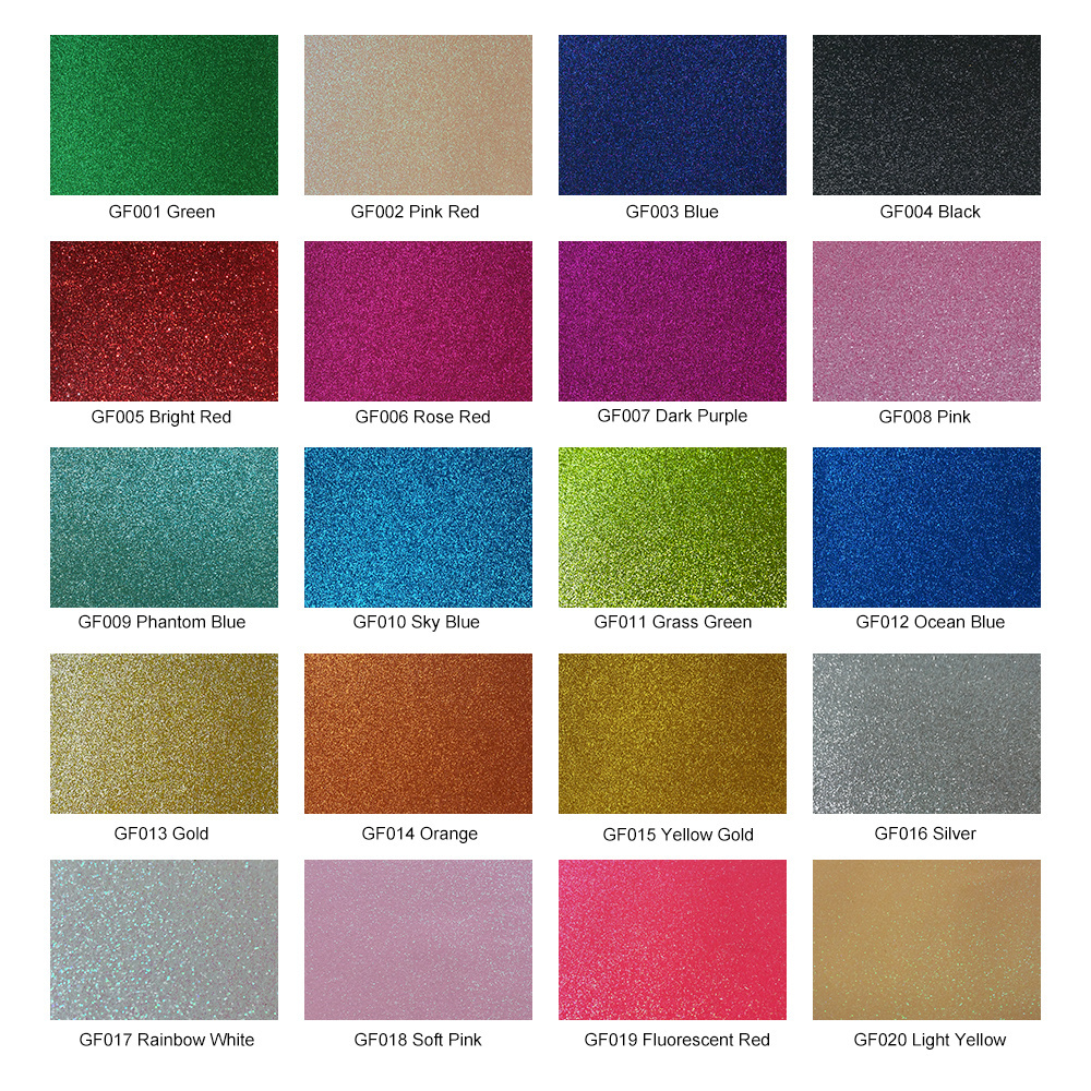 Sparkly Glitter Faux Leather Sheets Knitted 20pcs/set  One color for bows DIY crafts