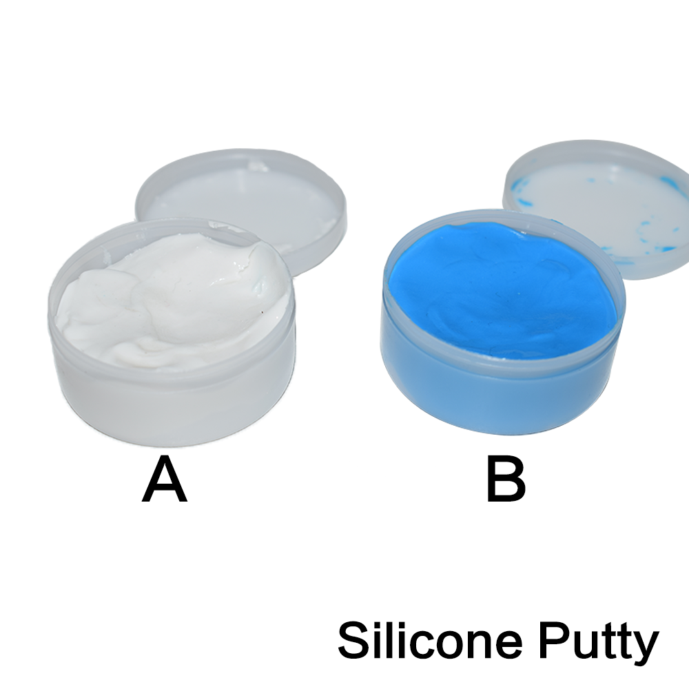 Silicone Putty Silicone Mold Making Kit Non-Toxic Strong&Flexible Easy 1:1 Mixing Ratio for Reusable Silicone Resin Molds Soap