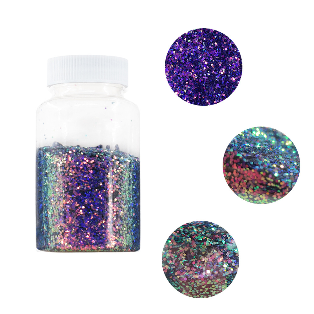 Fine and Chunky Glitter Powder for Resin Assorted Holographic Nail Sequins for Hair Makeup Resin Molds Tumblers