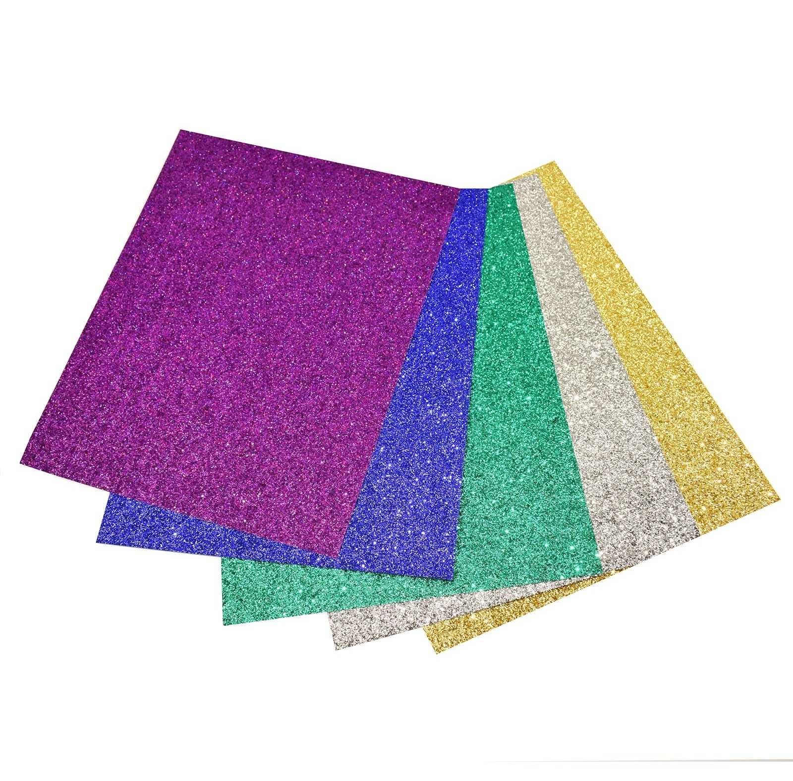 China suppliers custom cut self adhesive 320gsm shiny  A4 glitter  paper