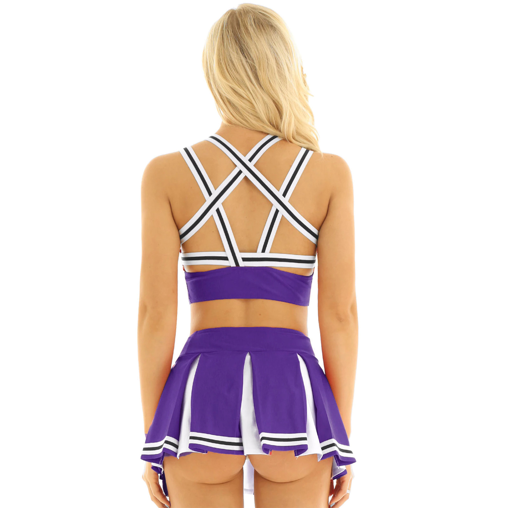 Custom Made Your Own Design Light Weight Professional High Quality 2023 Cheerleading Uniform For Women