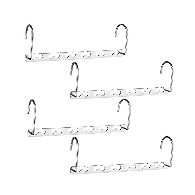 Wonder Clothes Hangers Metal Magic Hangers Closet Space Saving Hangers chrome Clothing Organizer