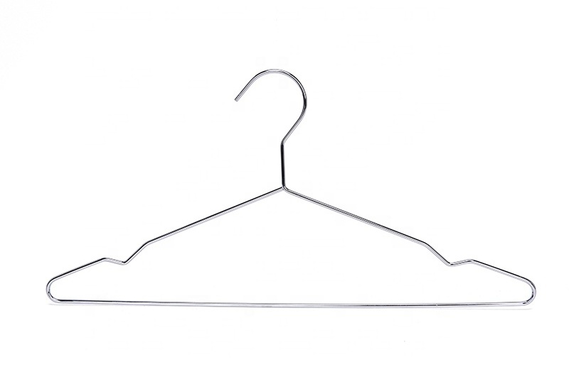 Supplier wholesale strong stainless steel  hanger metal clothes hangers