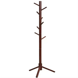 Heavy duty tree shape office coat hanger stand high quality custom wooden clothes hanger bedroom coat rack