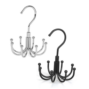 Belt Hanger with 8 Claws Rotatable Belt Organizer for closet Accessories Rack scarf holder display hook hangers