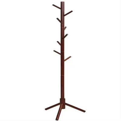 Modern design tree vertical clothes hanger solid wooden standing coat rack multifunction space saving hangers for clothes