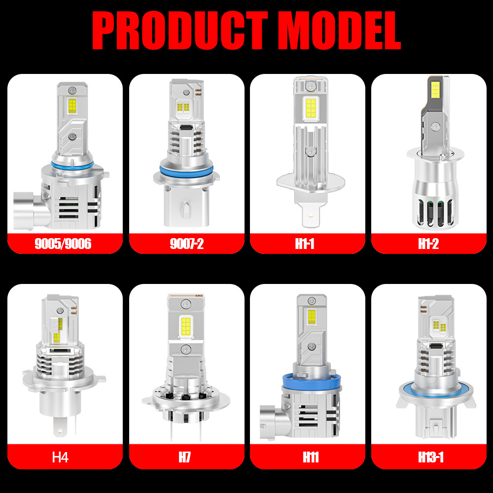 2024 New model Z5 3570 chips easy installation 64w 6400lumen H1 H7 H8 H9 H11 9005 9004 9007 H13 DC12V H4 led for car