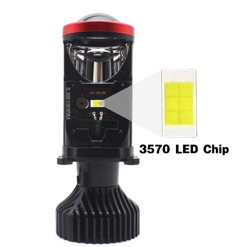 Factory Wholesale 6000k White Y6S Y6H Y6D Y9 Y7D Y8 Y6 H4 Projector Lens Led Headlight For Car Accessories