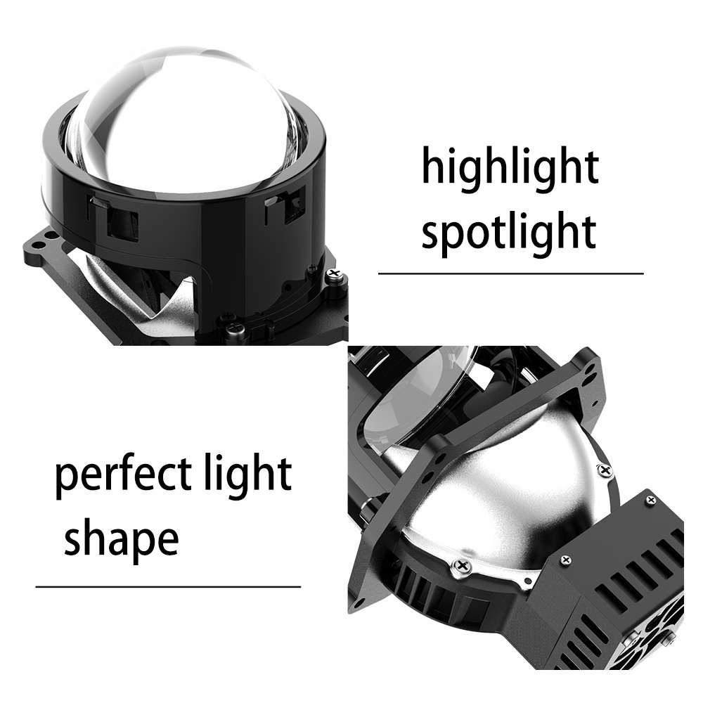 Top quality G90B universal car model waterproof great concentrating effect 140W 1400LM 9-32v 3.0 inch led projector headlight