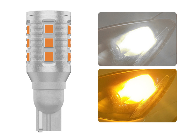 Factory Wholesale T15 M4 W16W T15 Led Bulb 3030 chip Amber White T15  Led Bulb Led Backup Light