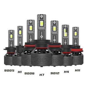 Custom Service 60W 60000LM Headlight Bulb H7 9005 9006 9012  H1 H11 H13  H4 Led Headlight For Car