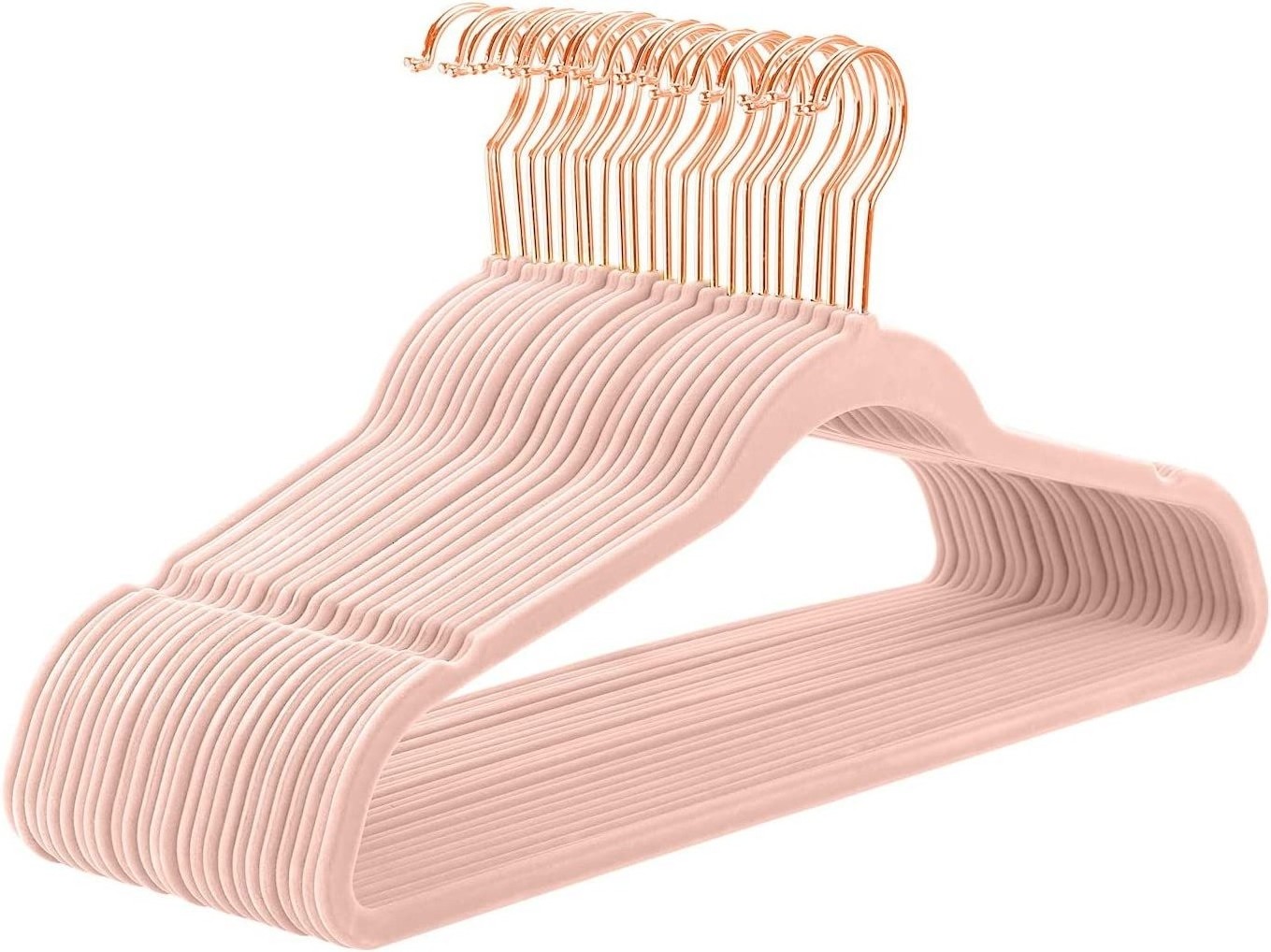 Manufacturer premium space save slim velvet fabric hanger non slip velvet hangers 50 pack wholesale