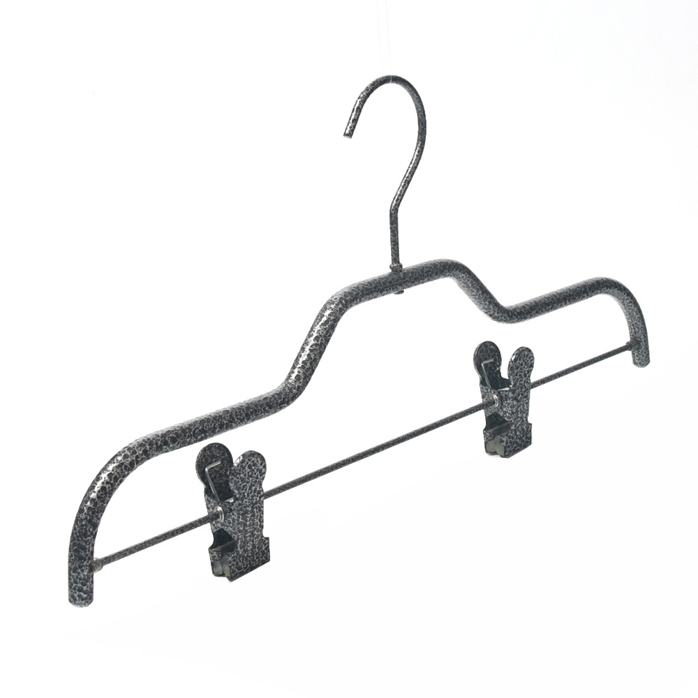 Vintage Surface Metal Clothes Hanger  with Clips