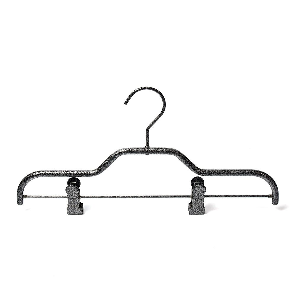 Vintage Surface Metal Clothes Hanger  with Clips