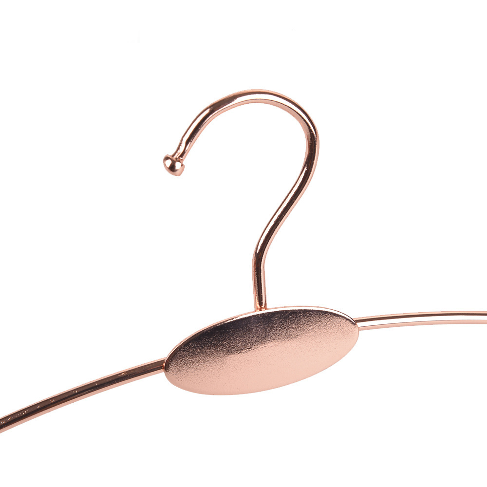 Wholesale Rose Gold Wire Clothes Hanger Body Lingerie Hangers Metal For Display