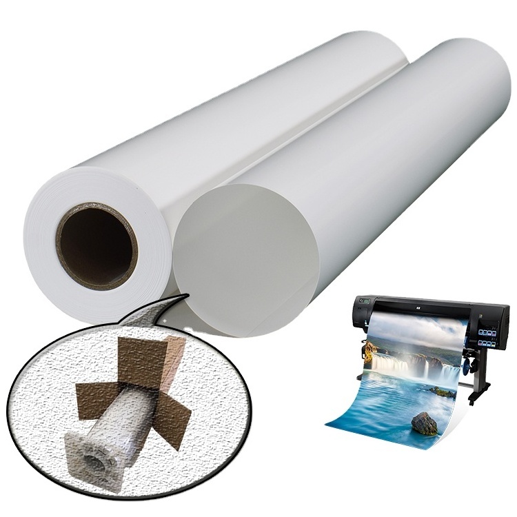 High Quality Water Resistant Scrim Banner format transparent vinyl pvc film flex banner roll