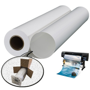 High Quality Water Resistant Scrim Banner format transparent vinyl pvc film flex banner roll