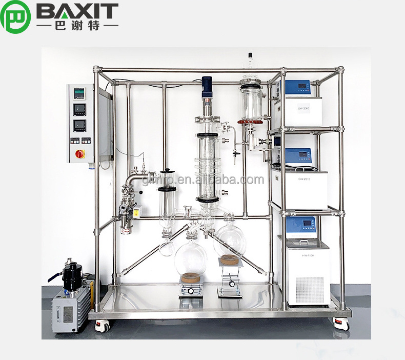 Short Path Evaporator Wiped Film Molecular Distillation Machine 150