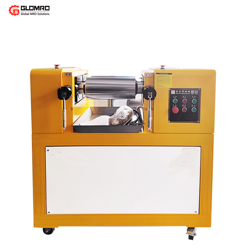 Two roller mixing machine plastic rubber silica gel mixing table type open mixing machine