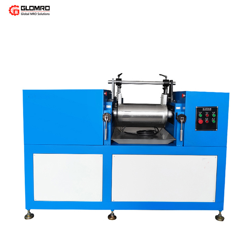 Two roller mixing machine plastic rubber silica gel mixing table type open mixing machine