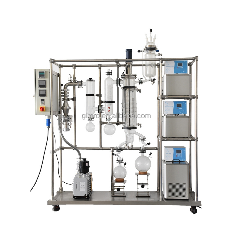 Short Path Evaporator Wiped Film Molecular Distillation Machine 150