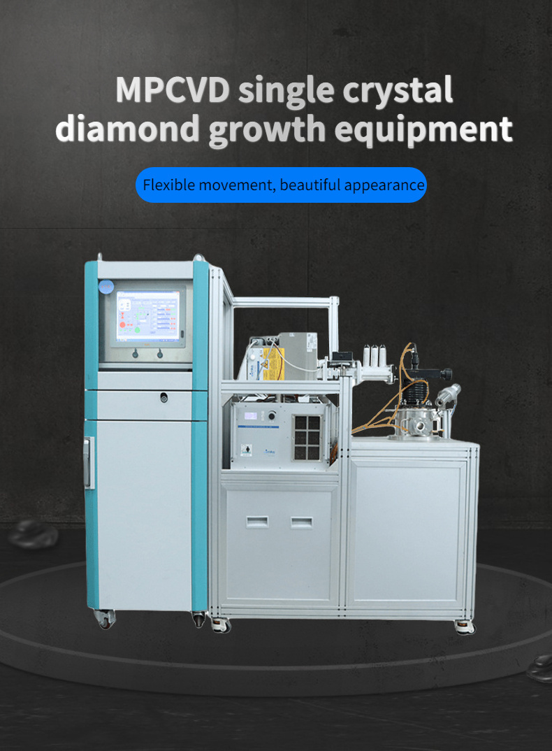 Microwave Plasma CVD diamond growing machine for preparing high-quality diamond films and crystals