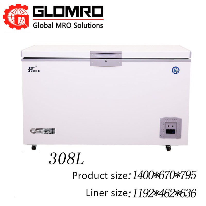 308L - 45/65/85 Celsius Degree  Ultra-low temperature Chest freezer for Seafood Supermarket Restaurant